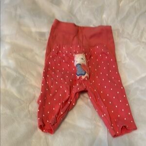 Cute Pink Polka Dot Baby Pants